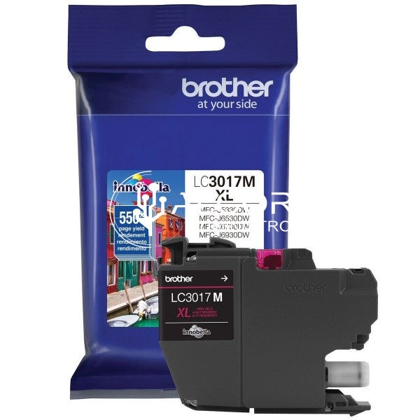 Cartucho Brother LC3017M Magenta 550 Páginas MFCJ5330DW MFCJ6930DW LC-3017M
