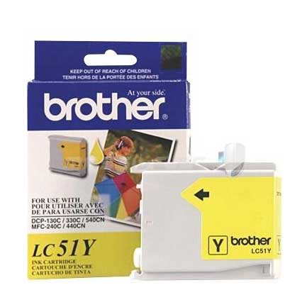 CARTUCHO BROTHER LC51Y AMARILLO LC51Y