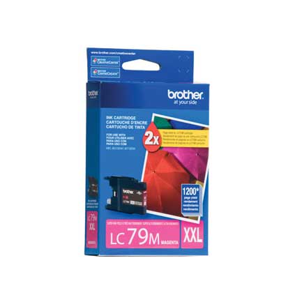 CARTUCHO BROTHER LC79M MAGENTA 2400 PAG MFCJ5910DW MFCJ6510DW MFCJ67 LC79M