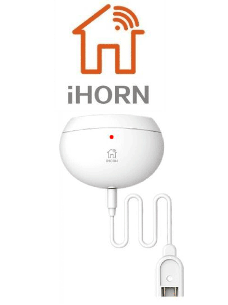 Detector de agua inalámbrico 433 Mhz - Compatible con panel ND1 y N8003 - IHORN LH69F