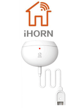 iHORN LH-69F detector de agua Sistema de sensores y alertas Alámbrico, Blanco