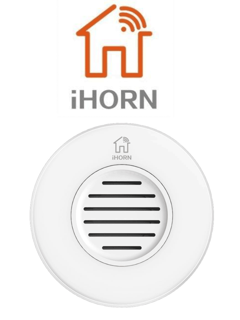 Sirena Inalámbrica IHORN HC109F 433 Mhz / Interiores / Compatible con Panel ND1 y N8003