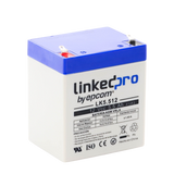 Bateria Epcom LK5.512 12 Vcc 5.5 Ah UL tecnologia AGM-VRLA uso en equipo electronico alarmas de intrusion incendio control de acceso video vigilancia terminales F1 incluye adaptador para terminal F2