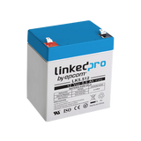 Bateria Epcom LK5.512 12 Vcc 5.5 Ah UL tecnologia AGM-VRLA uso en equipo electronico alarmas de intrusion incendio control de acceso video vigilancia terminales F1 incluye adaptador para terminal F2