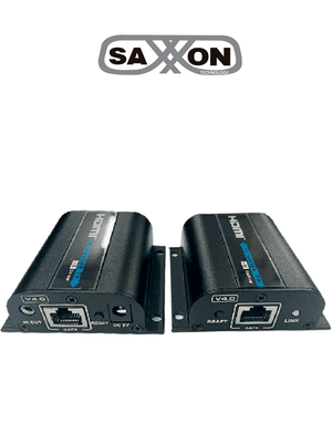 Saxxon LKV372PRO-4.0 extensor audio/video Transmisor y receptor de señales AV Negro