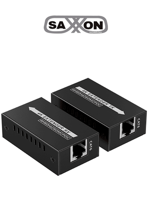 Saxxon LKV410P extensor audio/video Transmisor y receptor de señales AV Negro