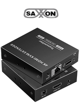 Saxxon LKV565KVM-P extensor KVM Transmisor y receptor, Alámbrico, 3840 x 2160 Pixeles