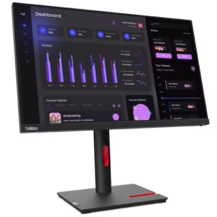 Monitor Lenovo ThinkVision T24i-30 23.8" Resolución 1920x1080 Panel IPS