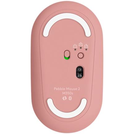 Mouse Logitech Pebble 2 M350s Óptico BT 4,000 DPI Rosa, Diseño Compacto