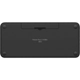 TECLADO LOGITECH PEBBLE KEYS 2 K380s BT MULTID. GRAPHITE, CONEXIÓN BLUETOOTH, MULTIDISPOSITIVO, GRIS
