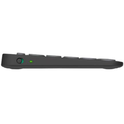 TECLADO LOGITECH PEBBLE KEYS 2 K380s BT MULTID. GRAPHITE, CONEXIÓN BLUETOOTH, MULTIDISPOSITIVO, GRIS