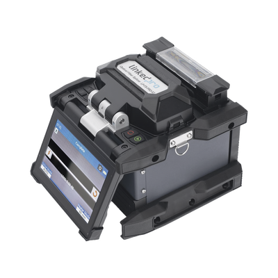LP-FS-PRO-X7 - Fusionadora de Fibra Óptica / Alineación por Núcleo / 6 Motores / 5 s por Empalme / 360 Empalmes por Carga / GPS con SIM / 4G y Nube / Pantalla Táctil 5"