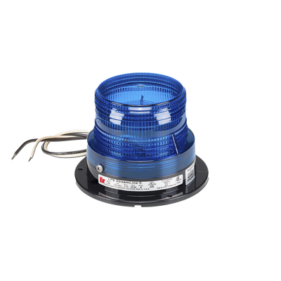LP6-120-B - Estrobo Compacto / 120 Vca / 3-5/8' (92.5 mm) / 175,000 Candelas / Azul / -35°C a 66°C