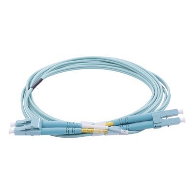 LP-FOM4-LCLC-R02 - Jumper de Fibra Óptica / OM4 50/125 µm / LC-LC Dúplex / OFNR Riser / 2.0 mm / 2 Metros (6.56 Pies)