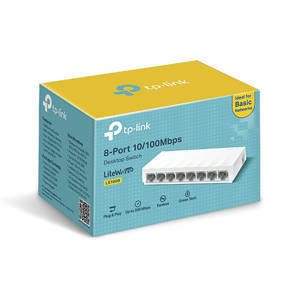 LS1008 - TP-Link LS1008 dispositivo de redes No administrado 8 Fast Ethernet (10/100) Si