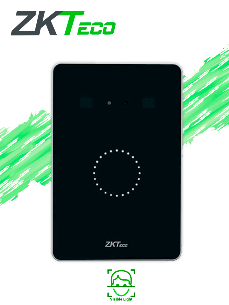 ZKTECO KF1200 Lector Facial, 1500 Rostros, 100,000 Registros, TCP/IP