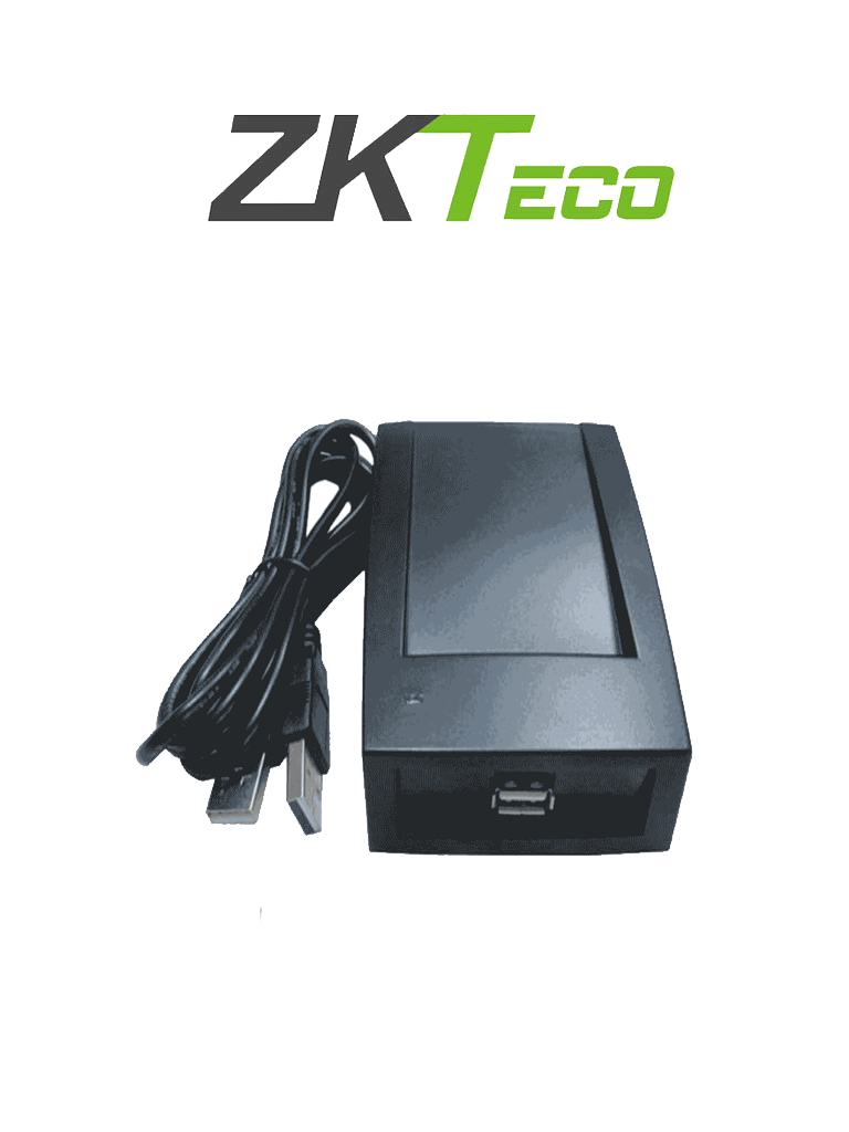 Enrolador ZKTECO CR60W Mifare USB para Registro de Huéspedes en Hotelería
