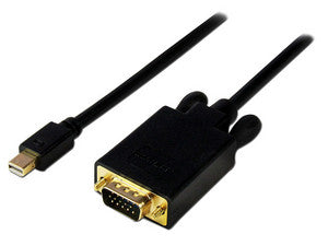 Cable de Video StarTech Mini DisplayPort a VGA 1.8m, 1080p, 60Hz, 24 AWG