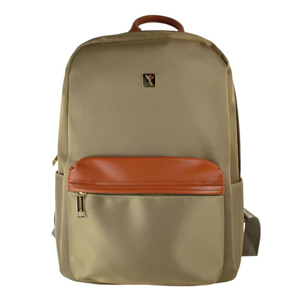 PC-084884 - Mochila Perfect choice para laptop Sahara modelo PC-084884 color Café con Naranja