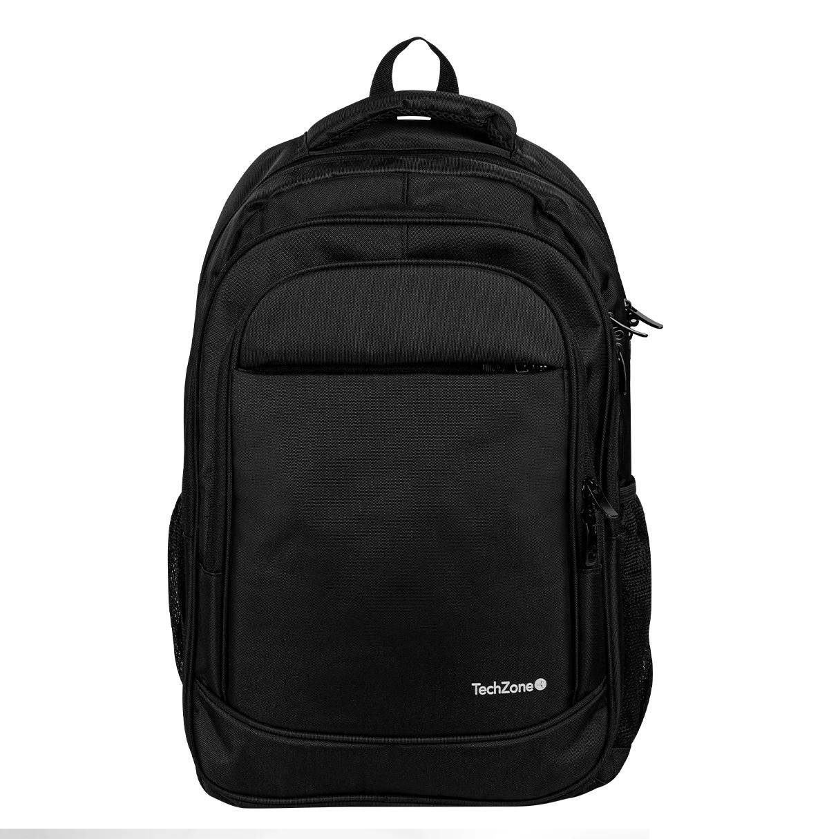 Techzone Mochila Max III TZLBP27-A 100% Poliéster, 16 Pulgadas, Gran Funcionalidad