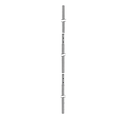 MAST-1030 - Mástil seccionado / 10.30 m (33.8 ft) / Ø 48 mm / Acero Ced 30 / Galvanizado por inmersión caliente