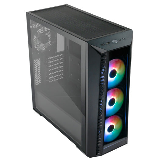 Gabinete Cooler Master MasterBox 520 Micro ATX Negro, USB 3.0, 2 Ventiladores, 360mm CPU Cooler