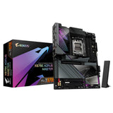 GIGABYTE X870E AORUS MASTER Placa Base - Compatible con CPUs AMD Ryzen 9000, 16+2+2 fases VRM digitales, hasta 8600MHz DDR5 (OC), 3xPCIe 5.0 + 1xPCIe 4.0, Wi-Fi 7, LAN 5GbE, USB 4 placas base AMD Zócalo AM5 Zócalo AM5 256 GB