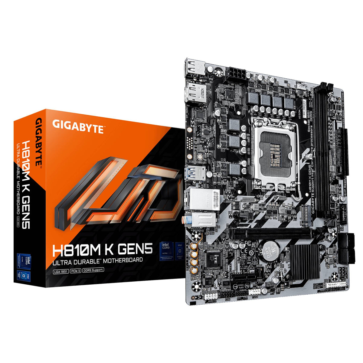 H810M K GEN5 - Tarjeta Madre Gigabye H810M K GEN 5 socket 1851 Ultra Series 2 2xDDR5 6400Mhz 1xDP 1xHDMI