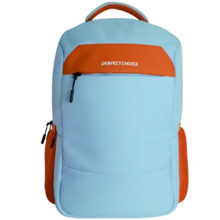 Mochila Perfect Choice Fearless para Laptop 15.6" Color Azul-Naranja