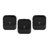 Kit 2 Microfonos Lavalier Game Factor USB 2.4GHz Cancelación de Ruido Negro