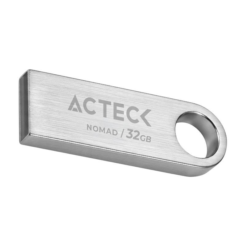 AC-946216 - FLASH DRIVE 2.0 32GB ACTECK MUF-32000  METALICA PLATEADA AC-946216