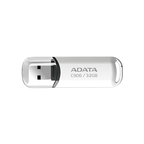 ADATA 32GB C906 unidad flash USB USB tipo A 2.0 Blanco, Tapa, AC906-32G-RWH