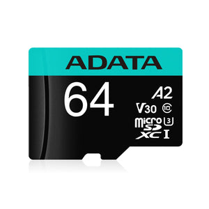 ADATA Premier Pro Memoria Flash 64 GB MicroSDXC 100 MB/s 80 MB/s
