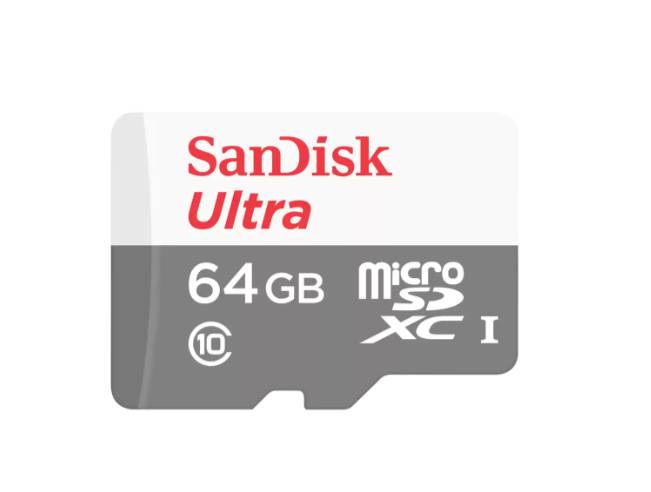 SDSQUNR-064G-GN3MA - MEMORIA MICROSD SDXC SANDISK 64GB (SDSQUNR-064G-GN3MA) ULTRA, UHS-1, CL10, C/ADAPTADOR