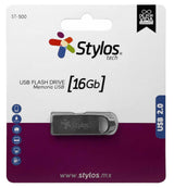 Stylos STMUS516B unidad flash USB 16 GB USB tipo A 2.0 Plata