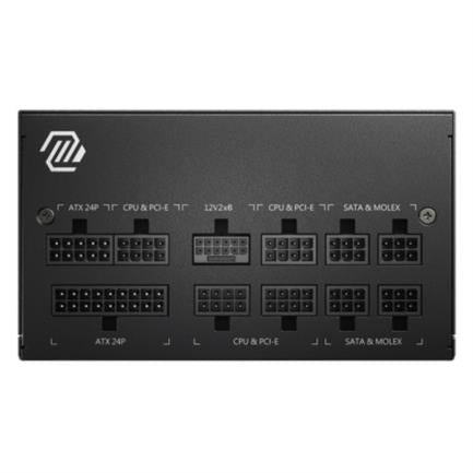 Fuente de Poder MSI MAG A850GL 850W ATX 12V 80 Plus Gold Full Modular PCIe 5.0 24 pin Fan 120mm
