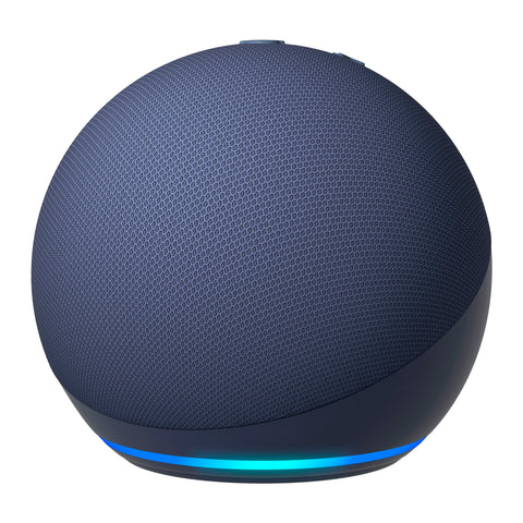 Amazon Basics Echo Dot 5ª Generación, Conexión WiFi, Control por Voz, Azul