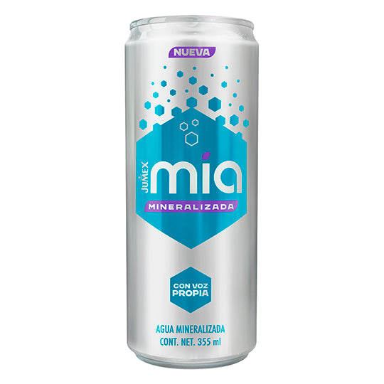 AGUA MINERALIZADA MIA 355 ML C/12 PZAS