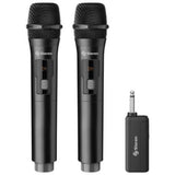 Steren MIC-288R micrófono Negro Micrófono para escenarios y espectáculos, Inalámbrico, 180 - 270 MHz