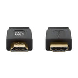 Cable Manhattan HDMI Plano Alta Velocidad con Ethernet 15m Color Negro
