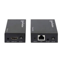 Manhattan Kit extensor de HDMI sobre Ethernet audio/vídeo extendedores Transmisor y receptor de señales AV 1920 x 1200 Pixeles Cat6 50 m