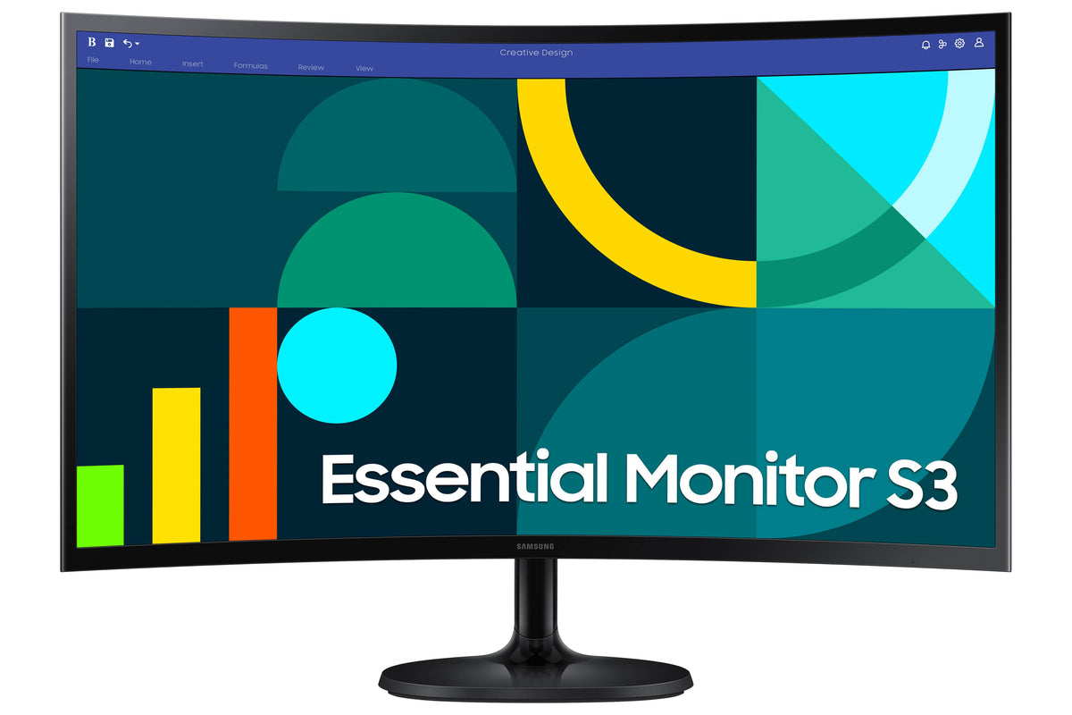 MONITOR SAMSUNG 27 S3 S36GD FHD CURVO-VA-4GTG-100HZ-VGA-HDMI-NEGRO LS27D360GALXZX