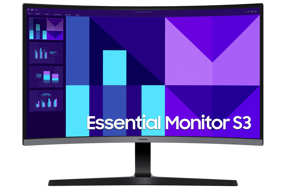 Monitor Samsung Essential S3 S39GD 27" FHD Panel VA 1920 x 1080 Curvo 1500R HDMI/D-Sub