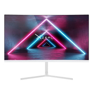 R-Go Tools XST 570-1 Pantallas para PC 60,5 cm (23.8") Blanco HDMI Forma de la pantalla: Curva