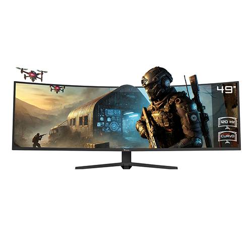 XZMO491B - MONITOR GAMER XZEAL 49  XZ4900 - PANEL CURVO/120HZ/1MS /HDMI/DP/N