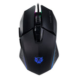 Balam Rush BR-931410 ratón Juego Ambidextro USB tipo A 12000 DPI