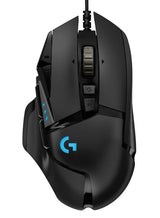Logitech G 910-005550 ratón Juego Diestro USB tipo A Óptico 16000 DPI, Negro