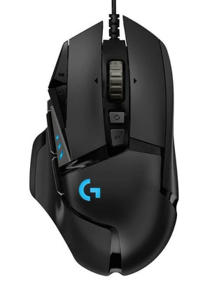 Logitech G 910-005550 ratón Juego Diestro USB tipo A Óptico 16000 DPI, Negro