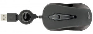 Perfect Choice EL-993346 ratón Oficina Ambidiestro USB tipo A Óptico 1000 DPI, Negro