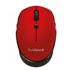 TZ19MOU01-INAR - LM-Mouse Techzone inalámbrico rojo.